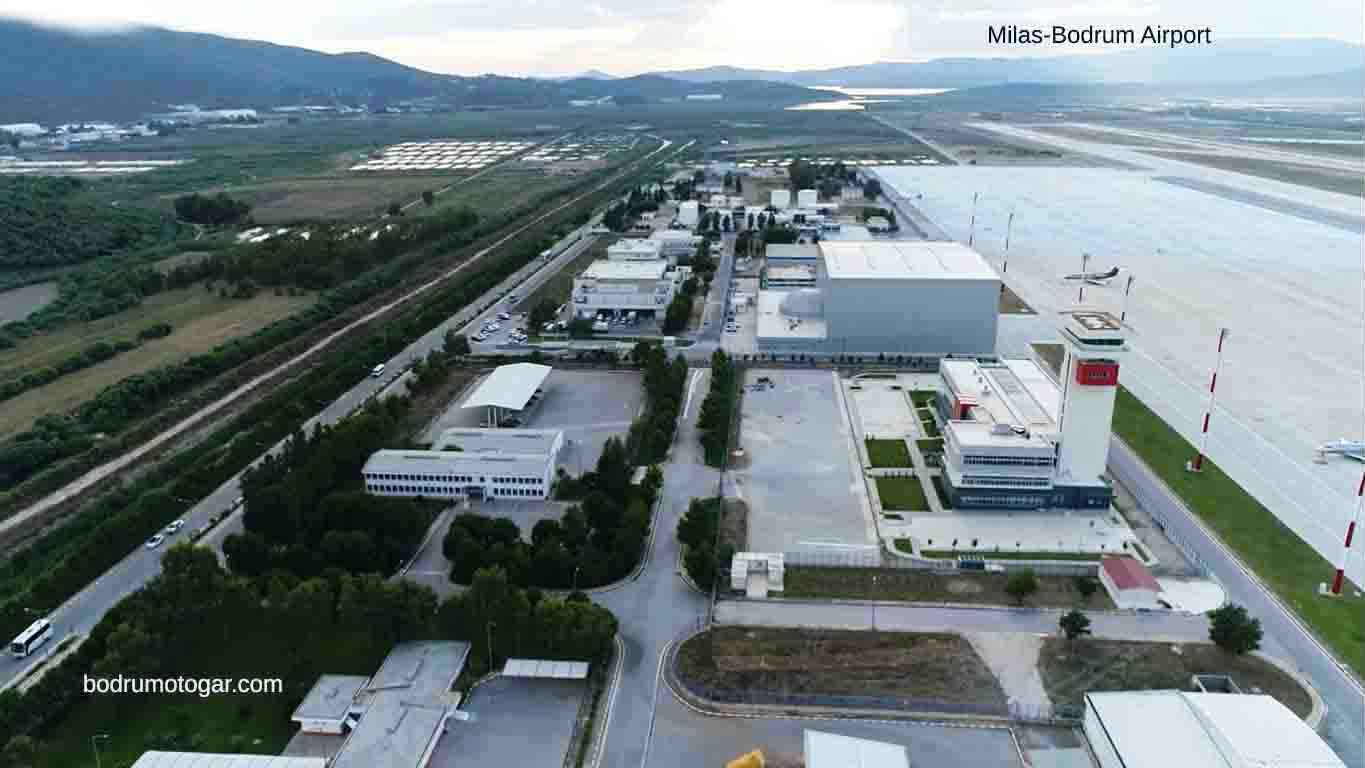 Milas-Bodrum Havalimanı Kuşbakışı